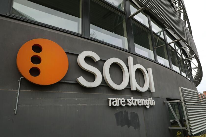 Sobi at Campus Solna, Stockholm, Sweden. Swedish Orphan Biovitrum AB is an international biopharmaceutical company dedicated to treatments in the areas of haematology, immunology and specialty care, based in Stockholm, Sweden.