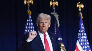 President Donald Trump attends the National Prayer Breakfast at Washington Hilton, Thursday, Feb. 6, 2025, in Washington. (AP Photo/Evan Vucci)