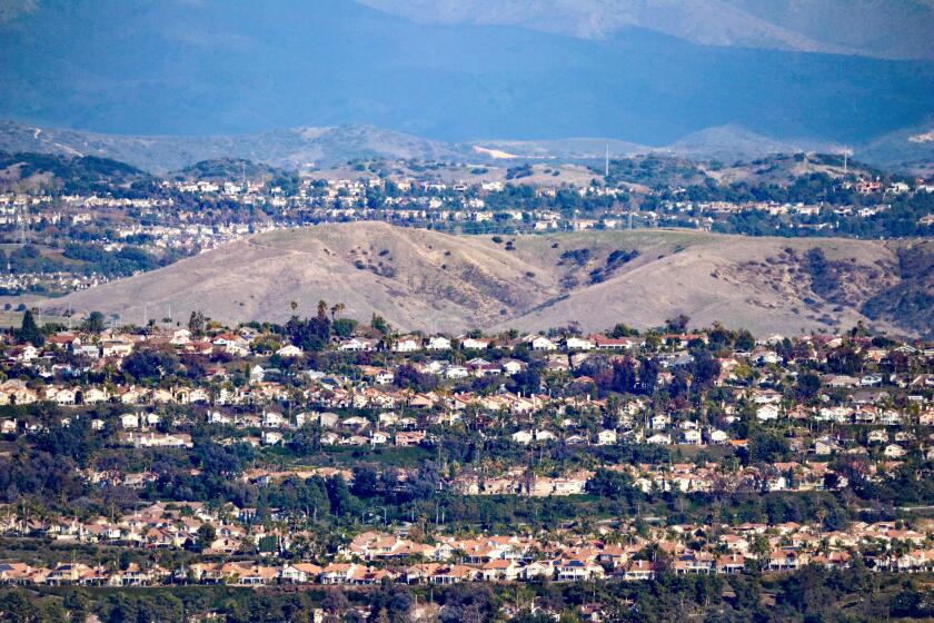Housing developments in Orange County California USA