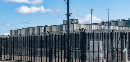 Amazon AWS Data Center in Didcot new hyperscale facility operated by Amazon Web Services ,Oxfordshire , United Kingdom.