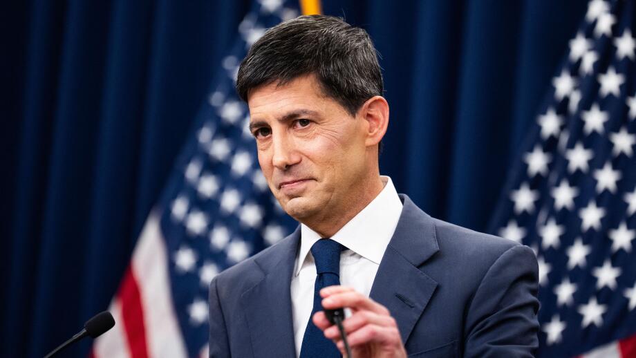 UNITED STATES - JUNE 17: Federal Reserve Chairman Kevin Warsh conducts a news conference after a meeting of the Federal Open Market Committee on Wednesday, June 17, 2026. Warsh announced interest rates would remain unchanged. (Tom Williams/CQ Roll Call/Si