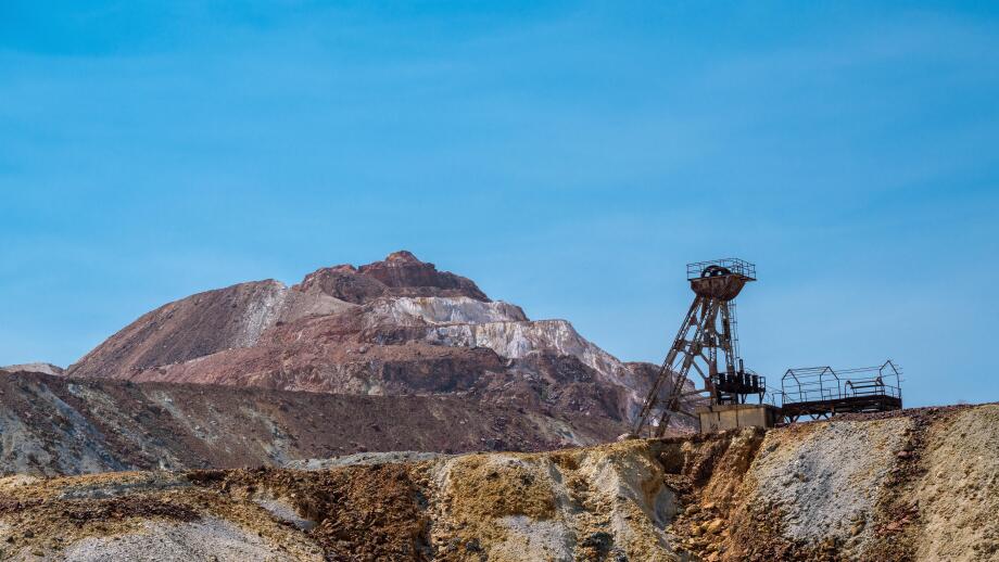 Cerro Colorado open cast mine. Riotinto, Huelva province of Andalusia, Spain