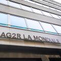 France, Ile-de-France, Paris. Brand AG2R la mondiale. AG2R Agirc-Arrco, Centre de gestion, Caisse de retraite