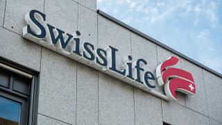 USTER, SWITZERLAND - MAY 7, 2020: Swiss Life is the largest life insurance group in Switzerland.