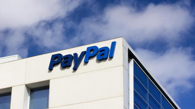 SAN JOSE, CA/USA - MARCH 1, 2014:  PayPal Corporate Headquarters Sign. PayPal is an international e-commerce business allowing payments and money tran