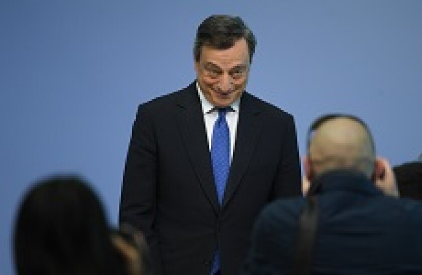 Draghi grin