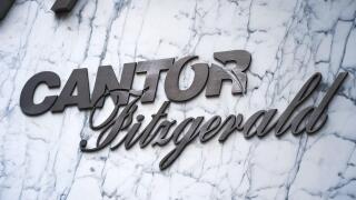 New York, NY - April 26, 2023 : Cantor Fitzgerald, L.P. American financial services firm with investment banking services brokerage.
