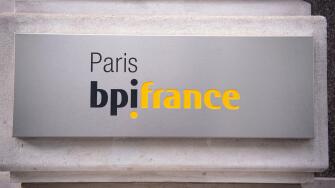 A shop sign of bpifrance on April 27, 2020 in Paris, France.Photo by David NIVIERE/ABACAPRESS.COM