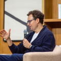 San Francisco, USA. 06th May, 2026. Anthropic CEO Dario Amodei appears at an event organized by the AI company. Credit: Andrej Sokolow/dpa/Alamy Live News