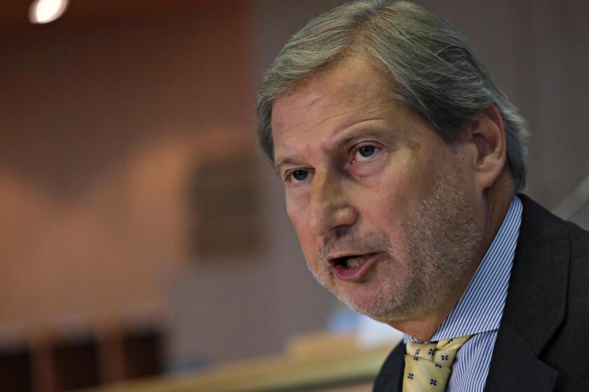 Brussels, Belgium. 3rd October 2019. European Budget and Administration Commissioner-designate Johannes Hahn of Austria attends his hearing before the European Parliament.