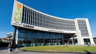 Headquarters of LBBW Bank, Landesbank Baden-Wuerttemberg, Stuttgart, Baden-Wuerttemberg