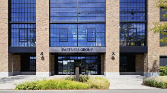 Headquarters of asset manager Partners Group AG, Baar, Canton of Zug, Switzerland