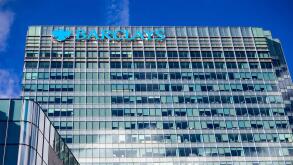 Barclays Headquarters at Barclays Tower Canary Wharf in East London UK
