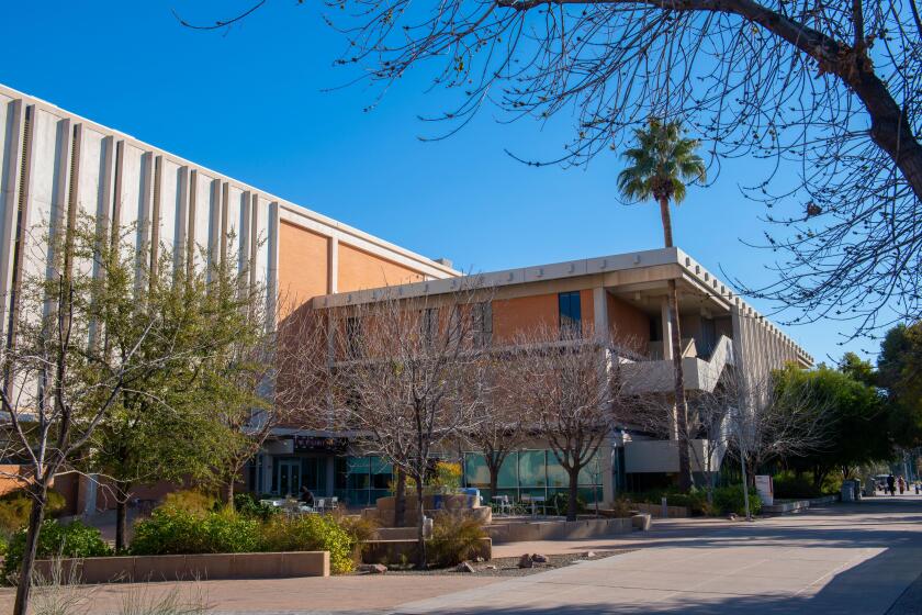 W. P. Carey School of Business in Arizona State University ASU main campus in city of Tempe, Arizona AZ, USA.