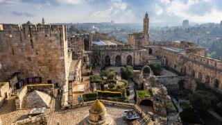 Tower of David, Jerusalem Citadel, in the Old City of Jerusalem, Israel