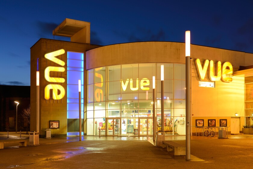 Vue cinema complex in Stirling city centre Scotland UK