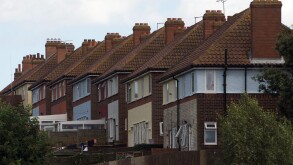 Former council houses, Ipswich, Suffolk, UK.. Image shot 08/2008. Exact date unknown.