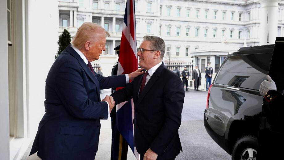 WASHINGTON DC, USA - 27 February 2025 - US President Donald Trump and UK Prime Minister Keir Starmer meet at The White House, Washington DC, USA on Th