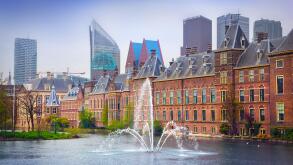 Binnenhof Palace - Dutch Parlament in the Hague. Image shot 01/2016. Exact date unknown.