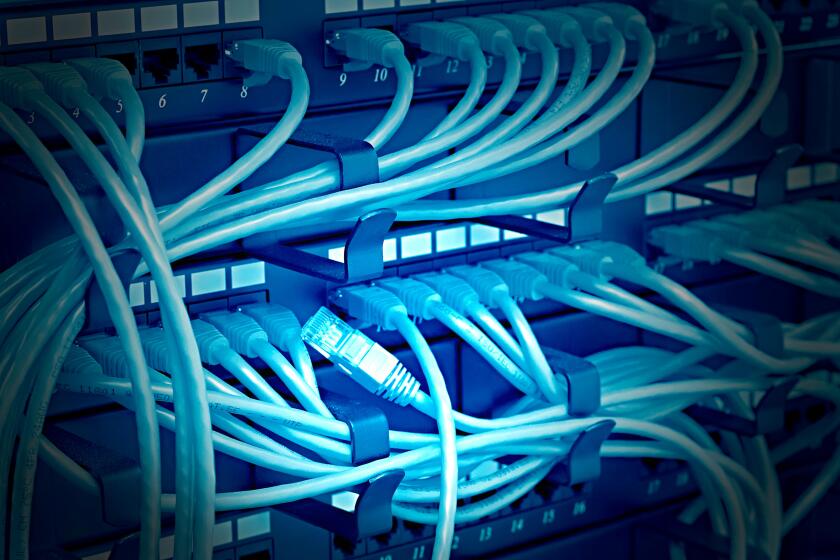 Patch Panel server rack with  cords