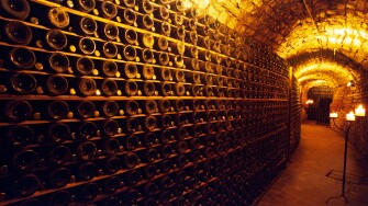 Villa Sandi. Wine Cellar. Crocetta del Montello, Treviso, Veneto, Italy.