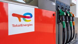 TotalEnergies gas pump
