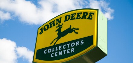 ILLINOIS Moline John Deere Collectors Center sign