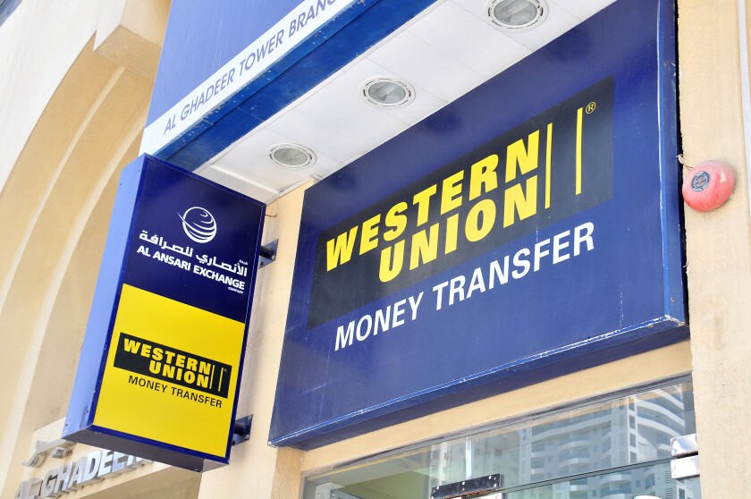 Al Ansari Exchange money transfer shop financial district Dubai UAE
