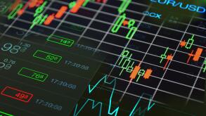 Forex, financial business background.