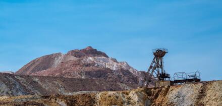 Cerro Colorado open cast mine. Riotinto, Huelva province of Andalusia, Spain