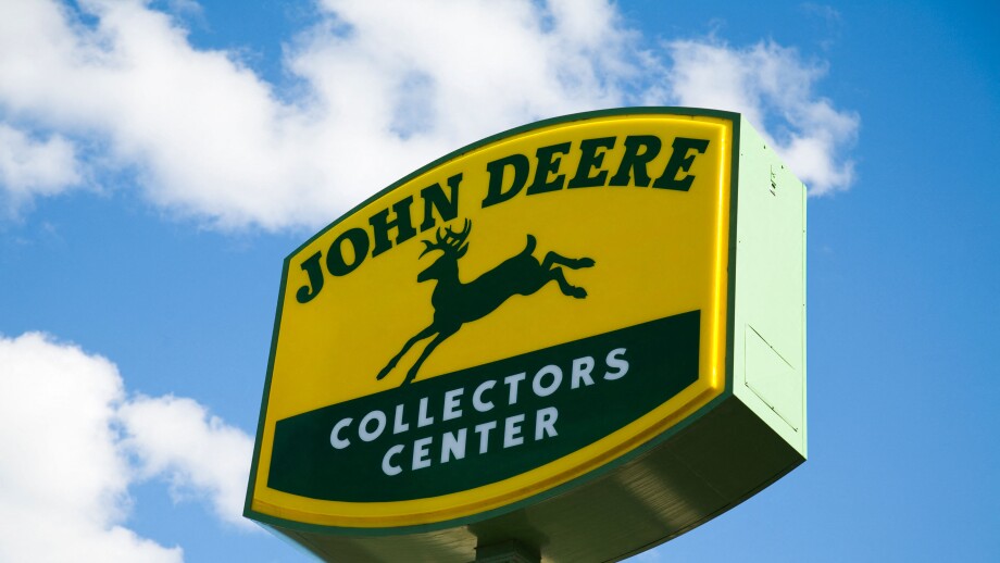 ILLINOIS Moline John Deere Collectors Center sign