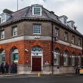 Building of AIB (Allied Irish Bank) branch in Dalkey, Dublin, Ireland