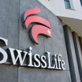 St. Gallen, Switzerland - 14th April 2021 : Swiss Life logo. Swiss Life is the largest insurance company of Switzerland and one of Europe?s leading co