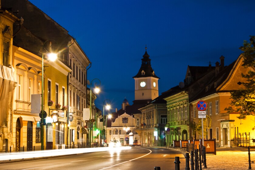 Council square is the main square in the old city.