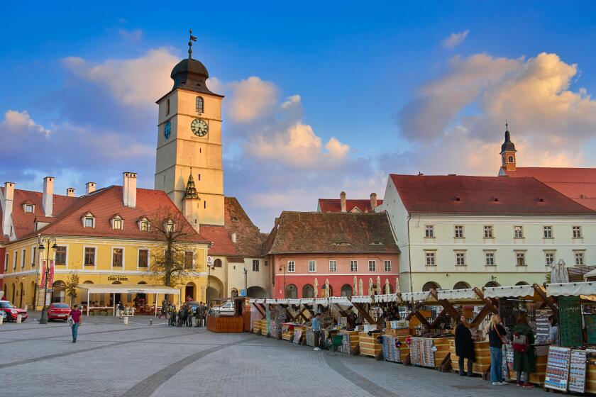 Sibiu old town, Transylvania, Romania