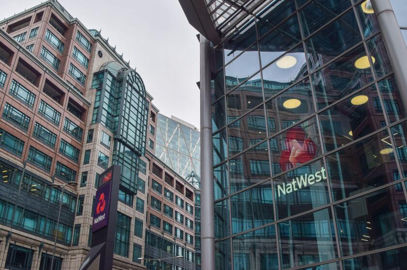London, United Kingdom. 7th October 2021. NatWest headquarters in Bishopsgate, City of London. Credit: Vuk Valcic / Alamy Live News
