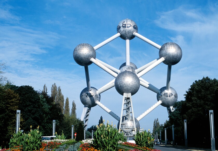 The Atomium structure in Brussels