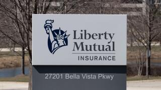 Warrenville - Circa March 2022: Liberty Mutual Insurance Group office. Liberty Mutual provides residential and commercial insurance services.