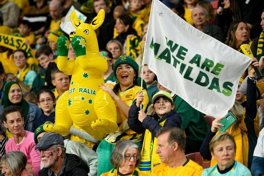 27th July 2023;  Brisbane Stadium, Brisbane, Queensland, Australia: FIFA Womens World Cup Group B Football, Australia versus Nigeria; Australian fans before kick off