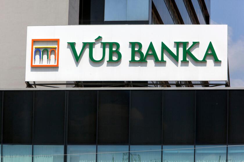 VUB Banka sign, Slovakia, Europe