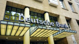 Deutsche Bank branch at Konigsallee in Dusseldorf/Germany.