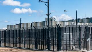 Amazon AWS Data Center in Didcot new hyperscale facility operated by Amazon Web Services ,Oxfordshire , United Kingdom.