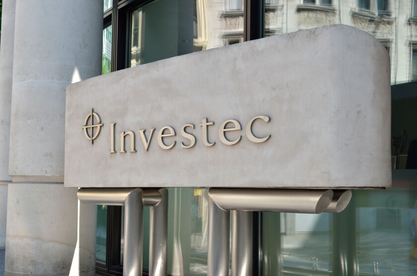 Investec Asset Management offices in Gresham Street, City of London, London, UK.