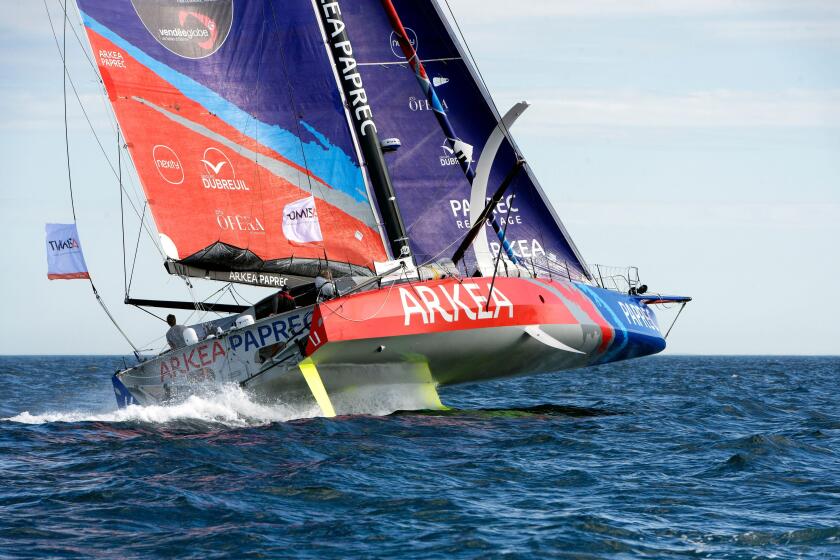 Sebastien Simon - Arkea Paprec during the Defi Azimut 2020 - Runs - on September 9, 2020 in Lorient, France - Photo Francois Van Malleghem / DPPI