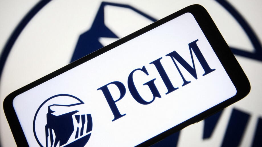 In this photo illustration, PGIM, Inc. (formerly Prudential Investment Management) logo is seen displayed on a smartphone screen and in the background. (Photo by Pavlo Gonchar / SOPA Images/Sipa USA)