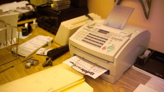 Receiving a fax 