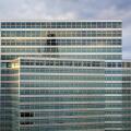 NEW YORK, NEW YORK - APRIL 5, 2015: Goldman Sachs Tower at 200 West Street in downtown Manhattan.