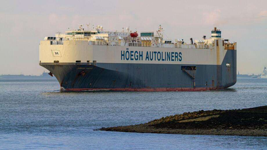 Terneuzen, Zeeland, Netherlands. Hoegh Autoliners