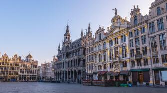 Brussels City Museum located at Grand Place, or Grote Markt, in Brussels, Belgium