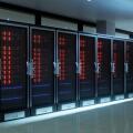 server racks in a data center